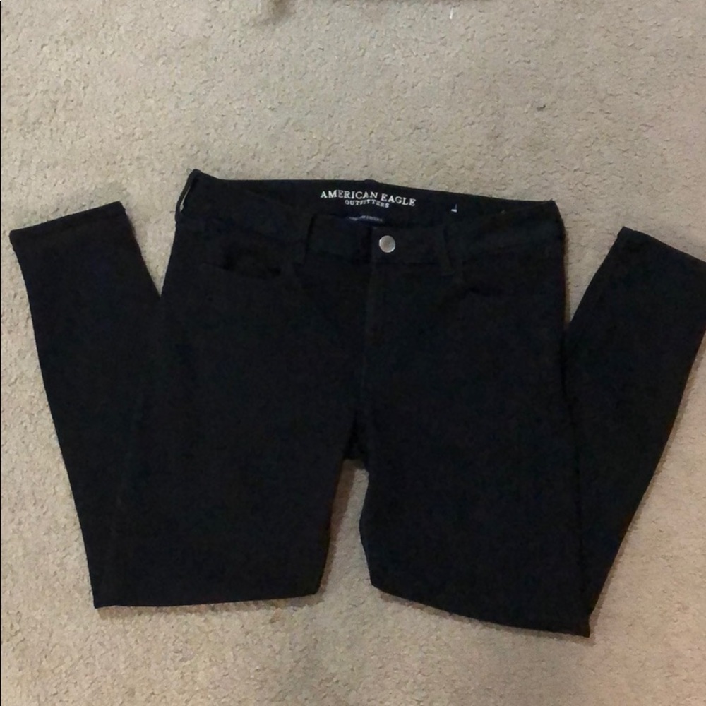 American Eagle black skinny jeans